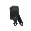 D'Addario Comfort Leather Auto Lock Guitar Strap, Black