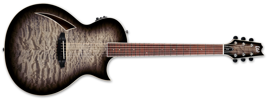 ESP LTD TL-6 QM CHARCOAL BURST (Discontinued)