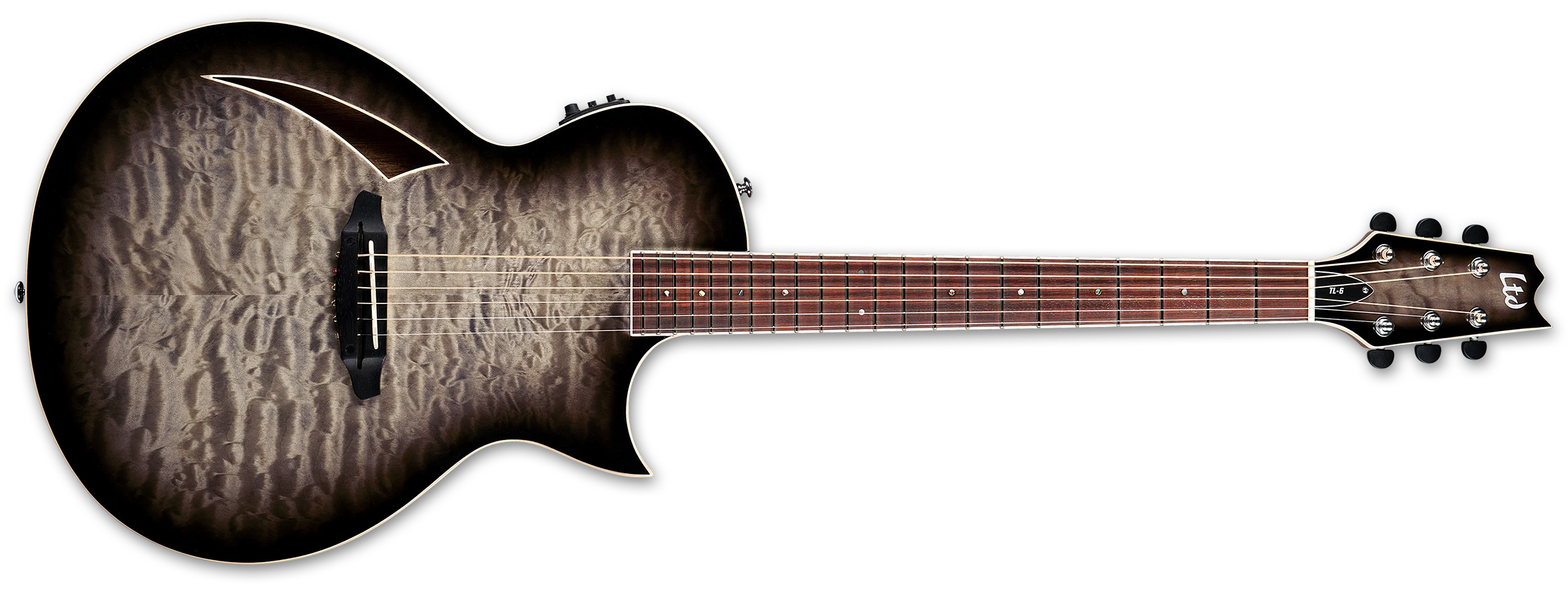 ESP LTD TL-6 QM CHARCOAL BURST (Discontinued)