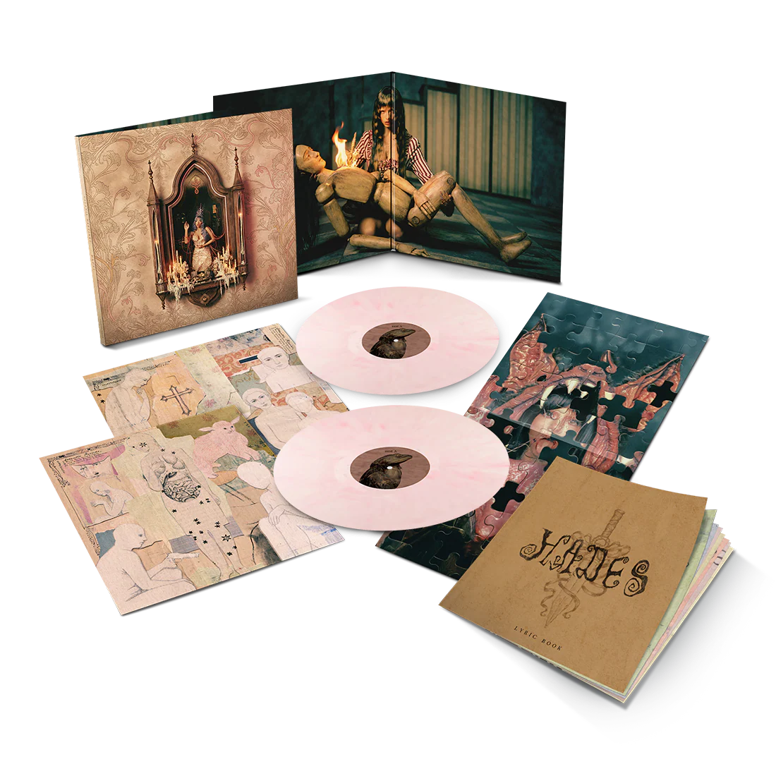 MELANIE MARTINEZ - HADES (GATEFOLD JACKET-20PG BOOKLET-12X24 POSTER) [VICTORIAN BLUSH VINYL] [2LP]
