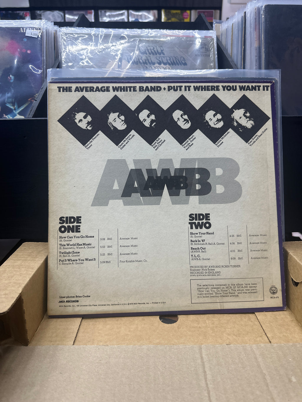 THE AVERAGE WHITE BAND - PUT IT WHERE YOU WANT IT