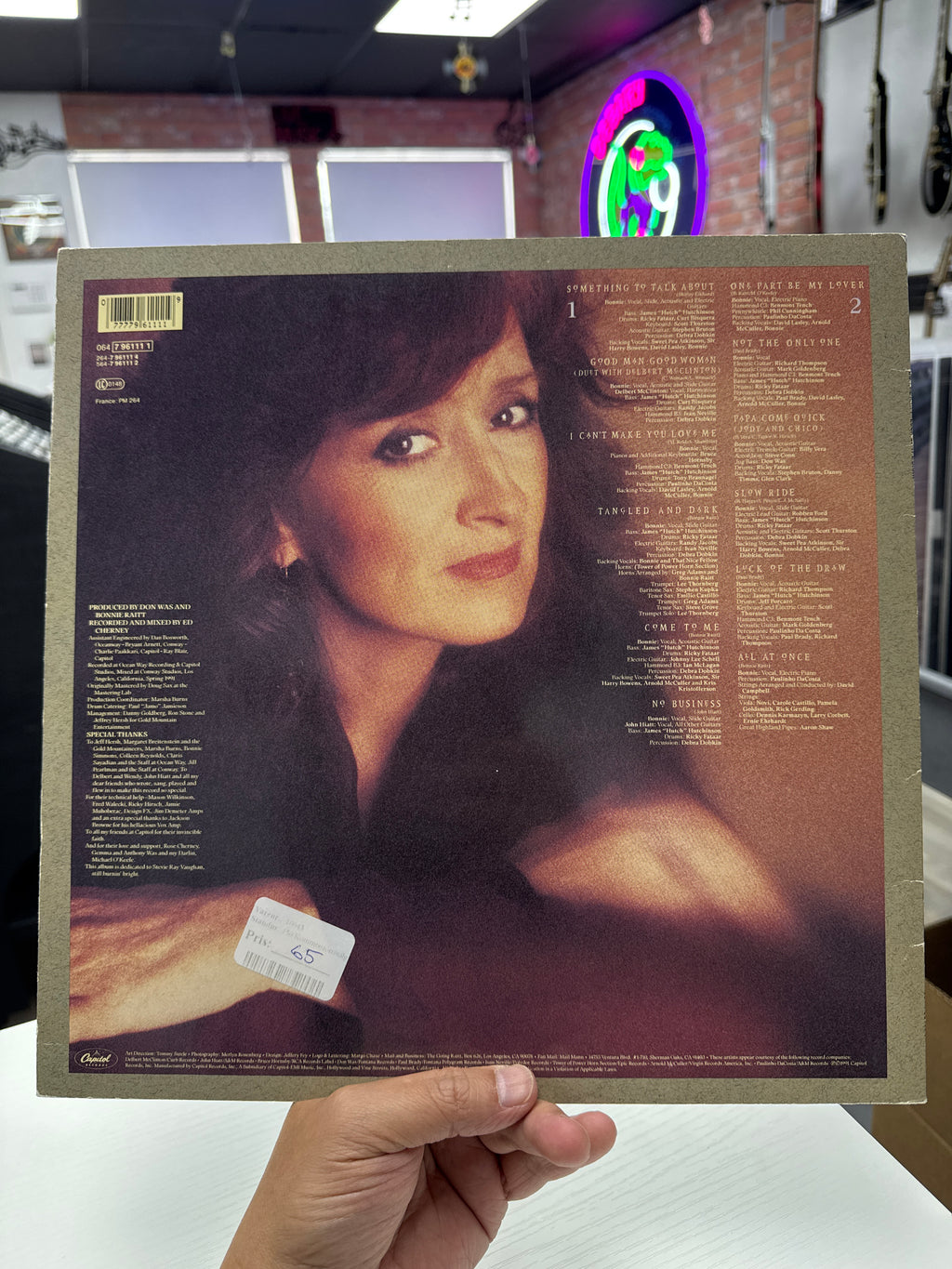 BONNIE RAITT - LUCK OF THE DRAW