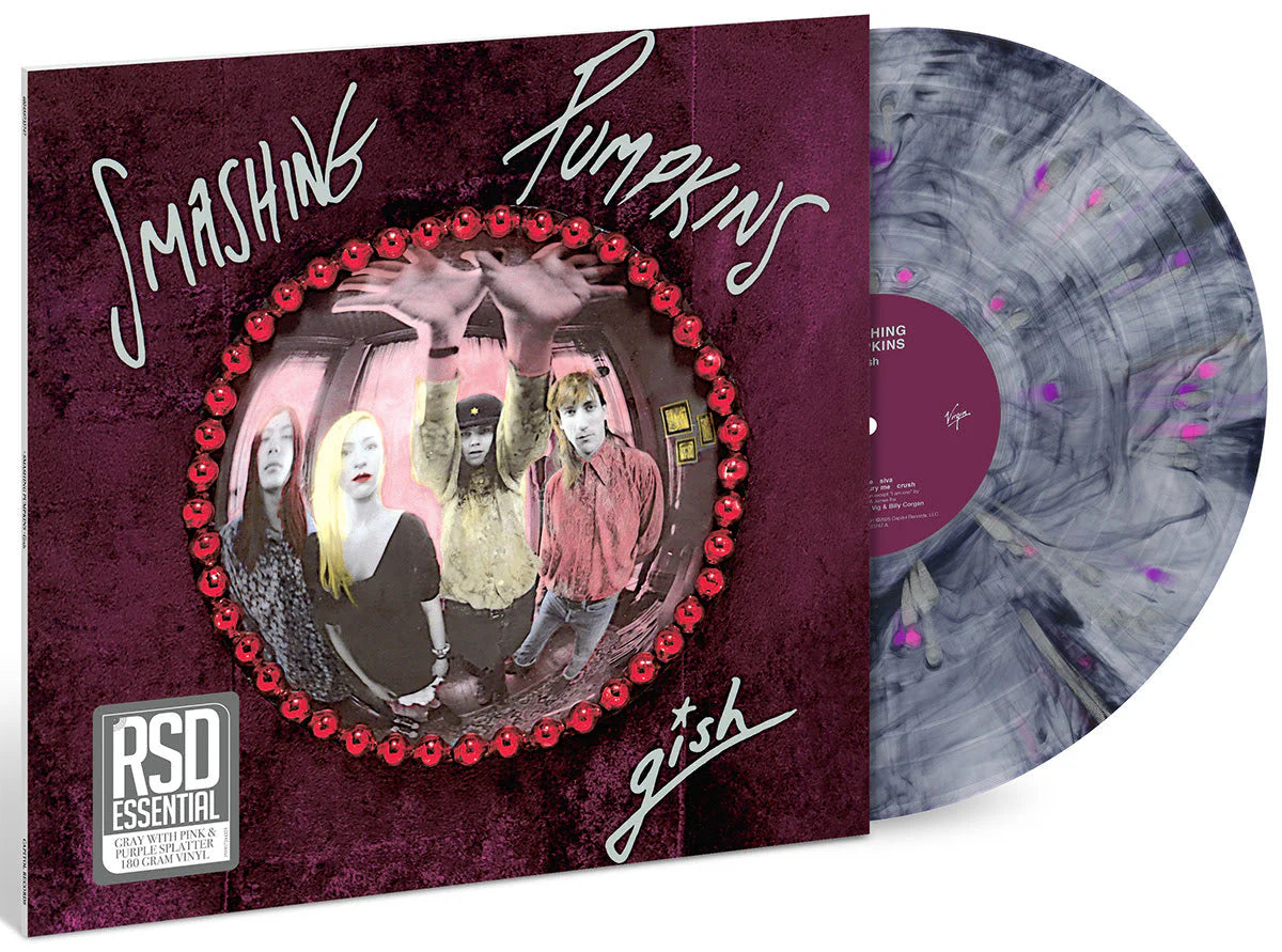 THE SMASHING PUMPKINS - GISH (INDIE EXCLUSIVE) [GRAY W/ PINK & PURPLE SPLATTER VINYL] 1
