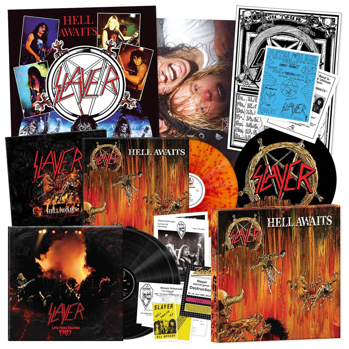 SLAYER - HELL AWAITS (40TH ANNIVERSARY EDITION) [3LP]