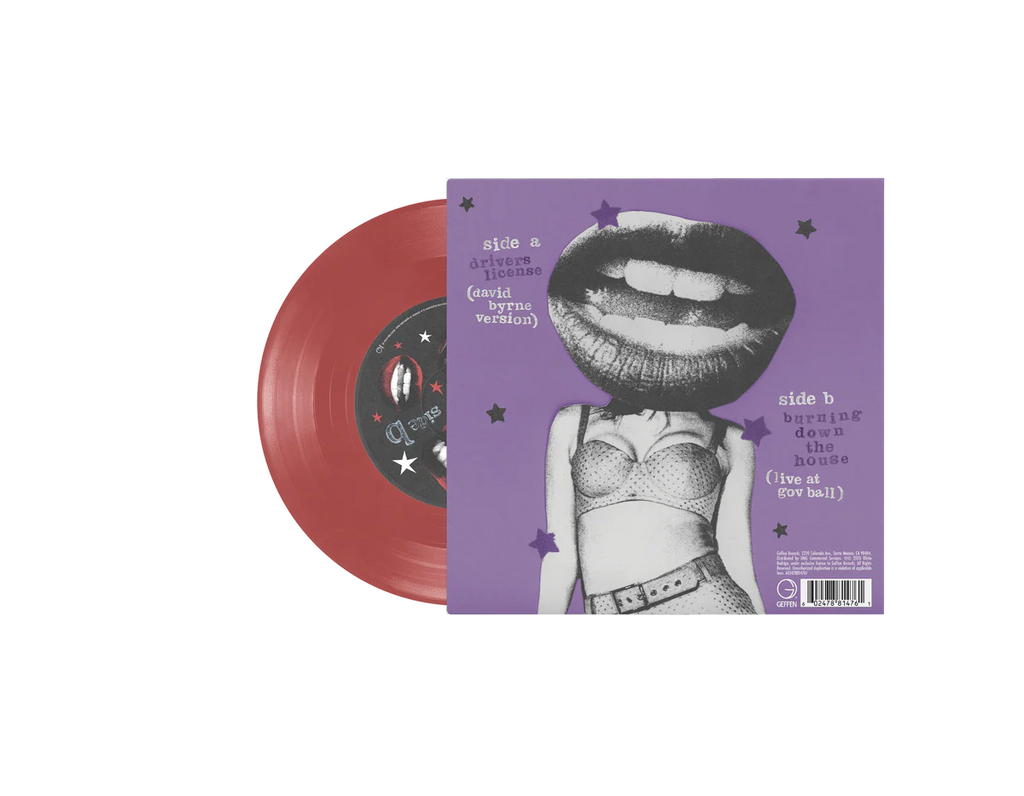 OLIVIA RODRIGO - DRIVERS LICENSE / BURNING DOWN THE HOUSE [TRANSLUCENT RED 7" SINGLE]