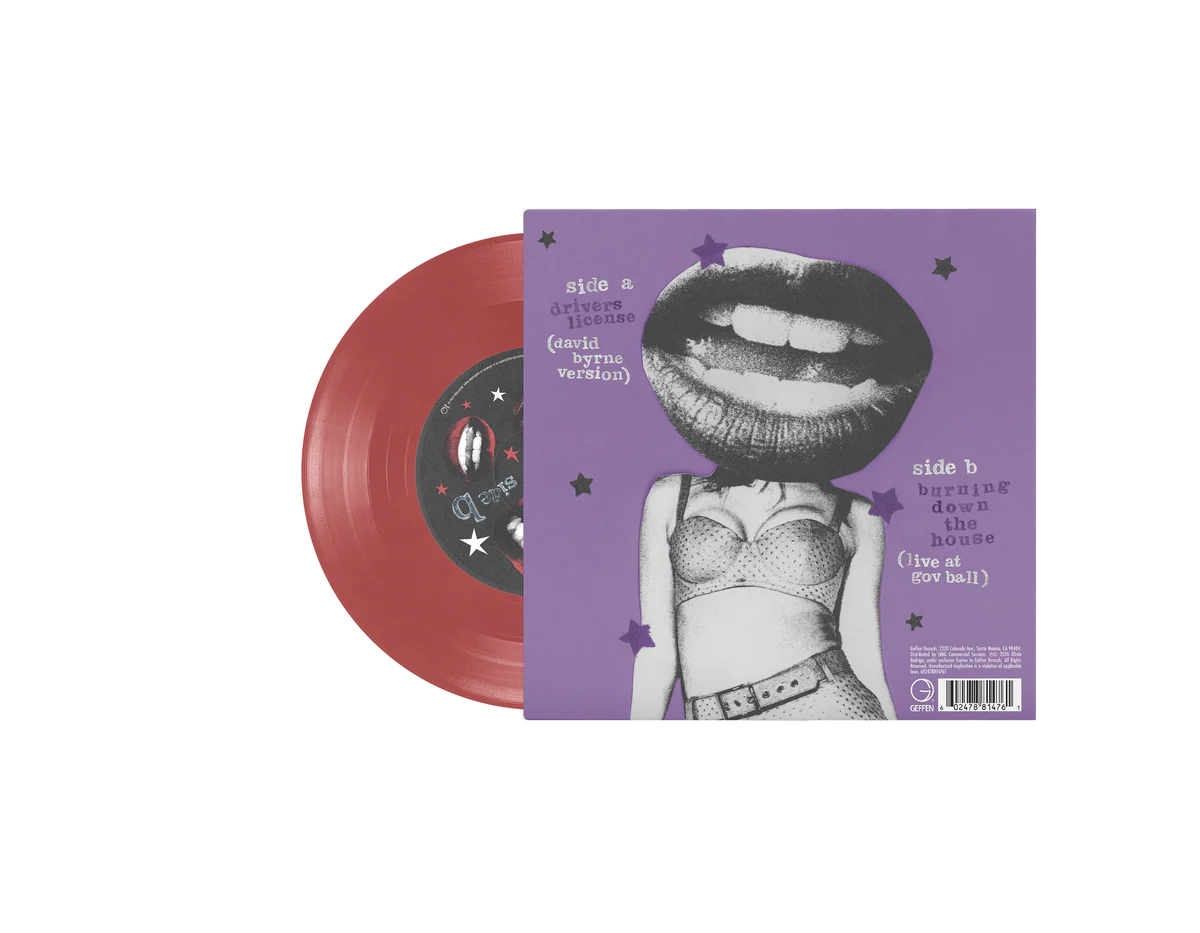 OLIVIA RODRIGO - DRIVERS LICENSE / BURNING DOWN THE HOUSE [TRANSLUCENT RED 7" SINGLE]