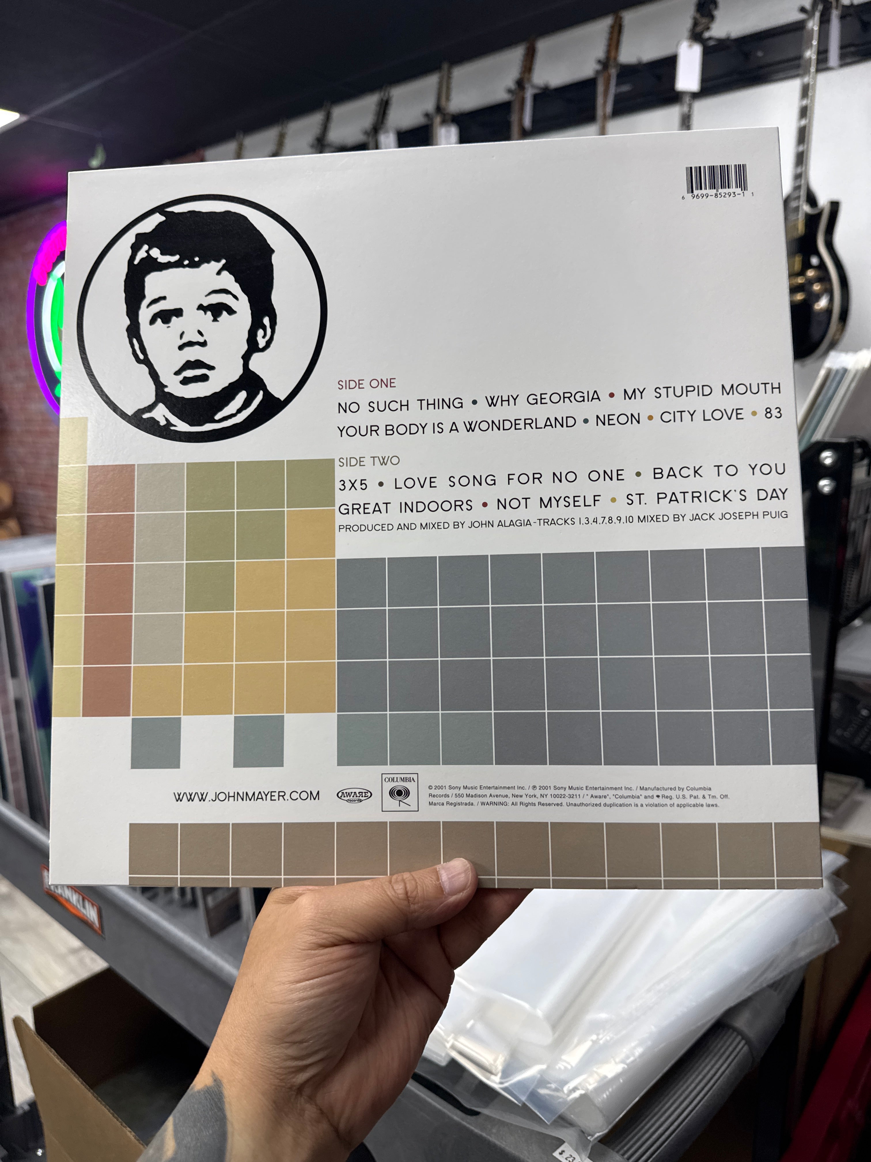 JOHN MAYER - ROOM FOR SQUARES