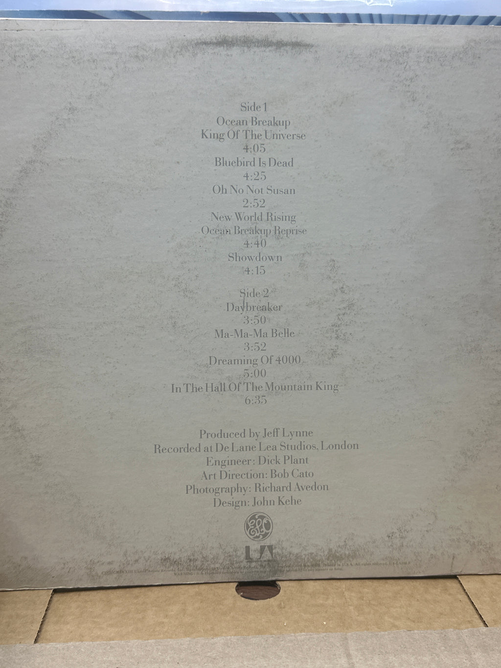 ELECTRIC LIGHT ORCHESTRA - ON THE THIRD DAY