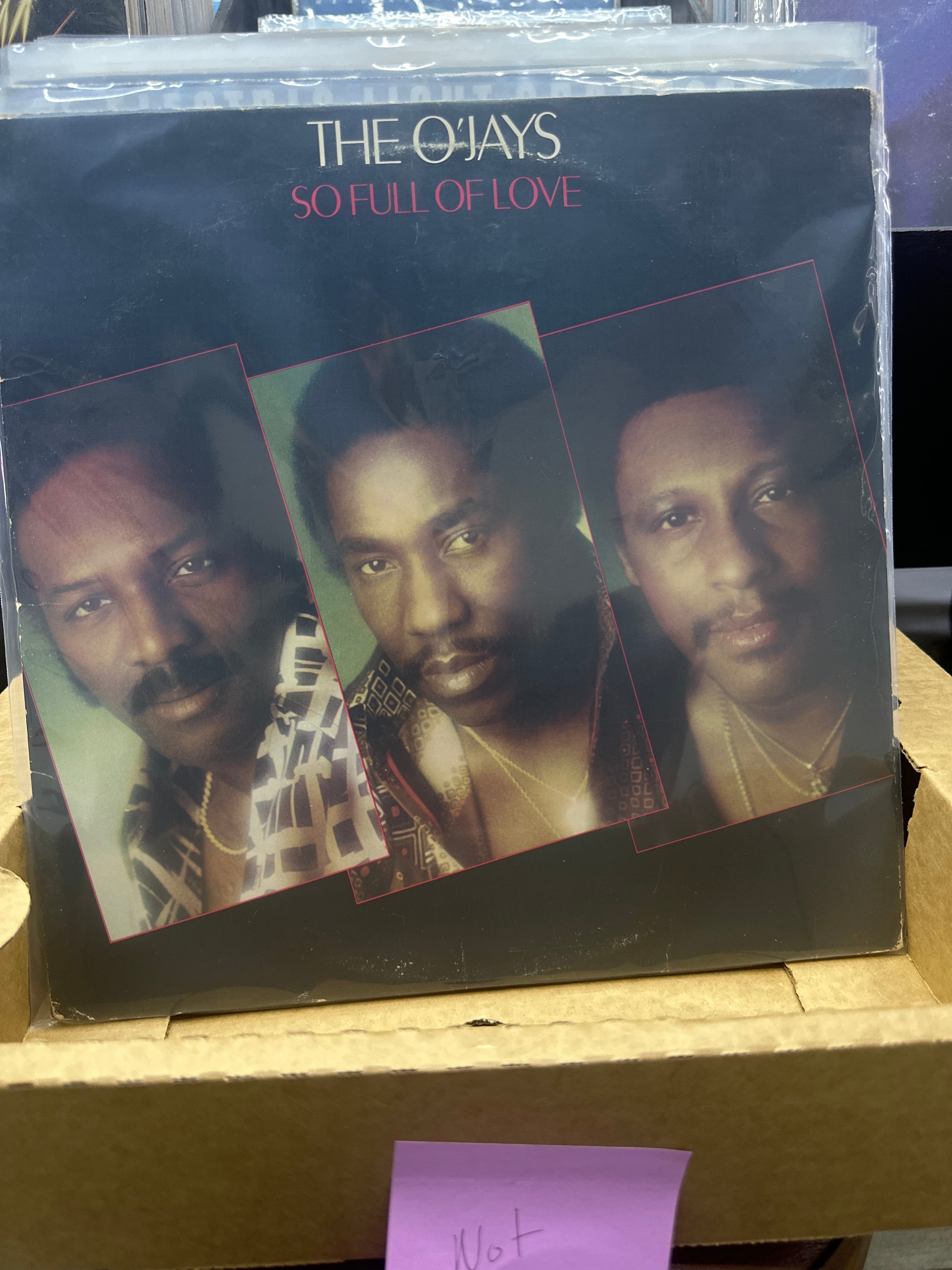 THE O'JAYS - SO FULL OF LOVE