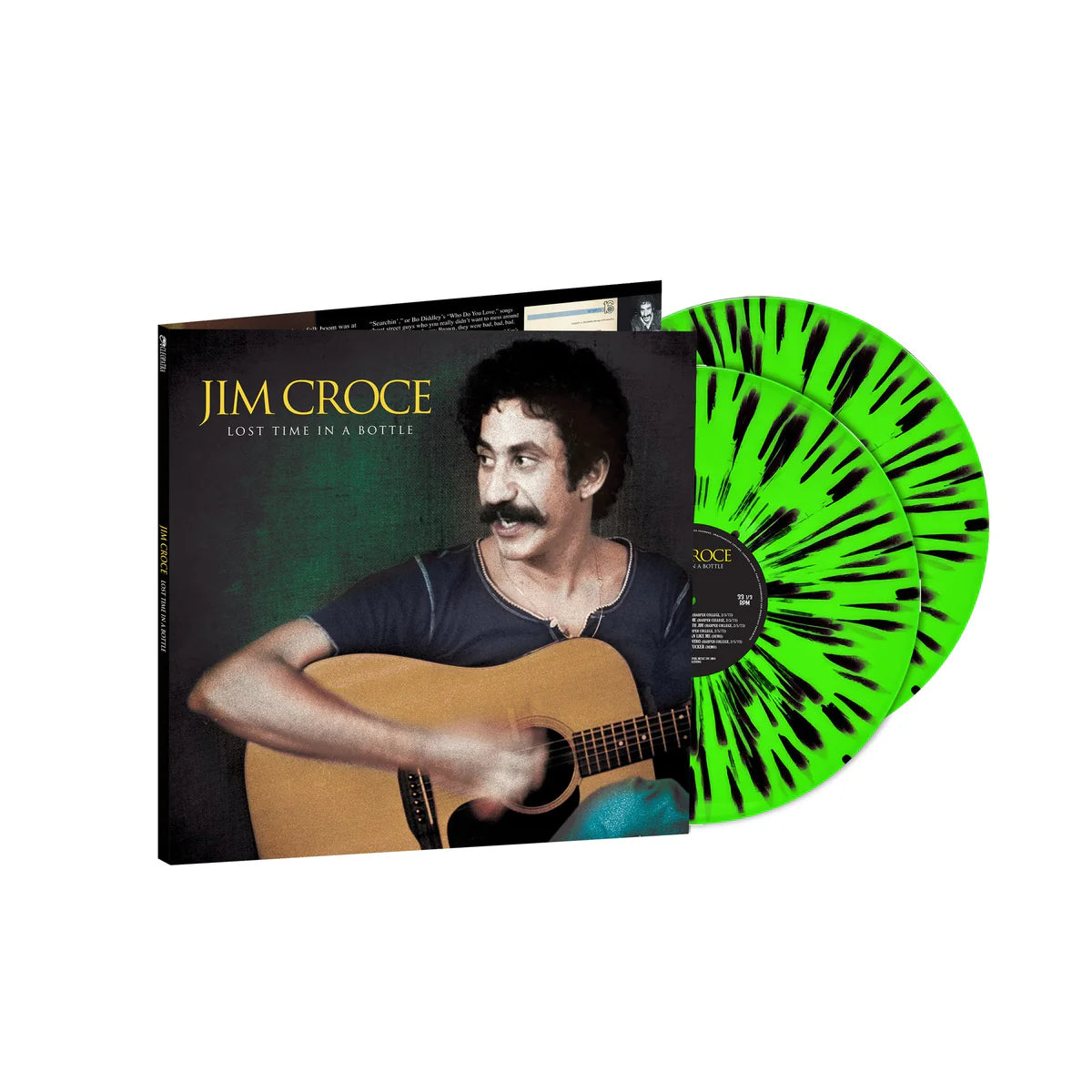 Jim Croce - Lost Time In A Bottle (Limited Edition) [Lime Green & Black Splatter Vinyl] [2Lp]