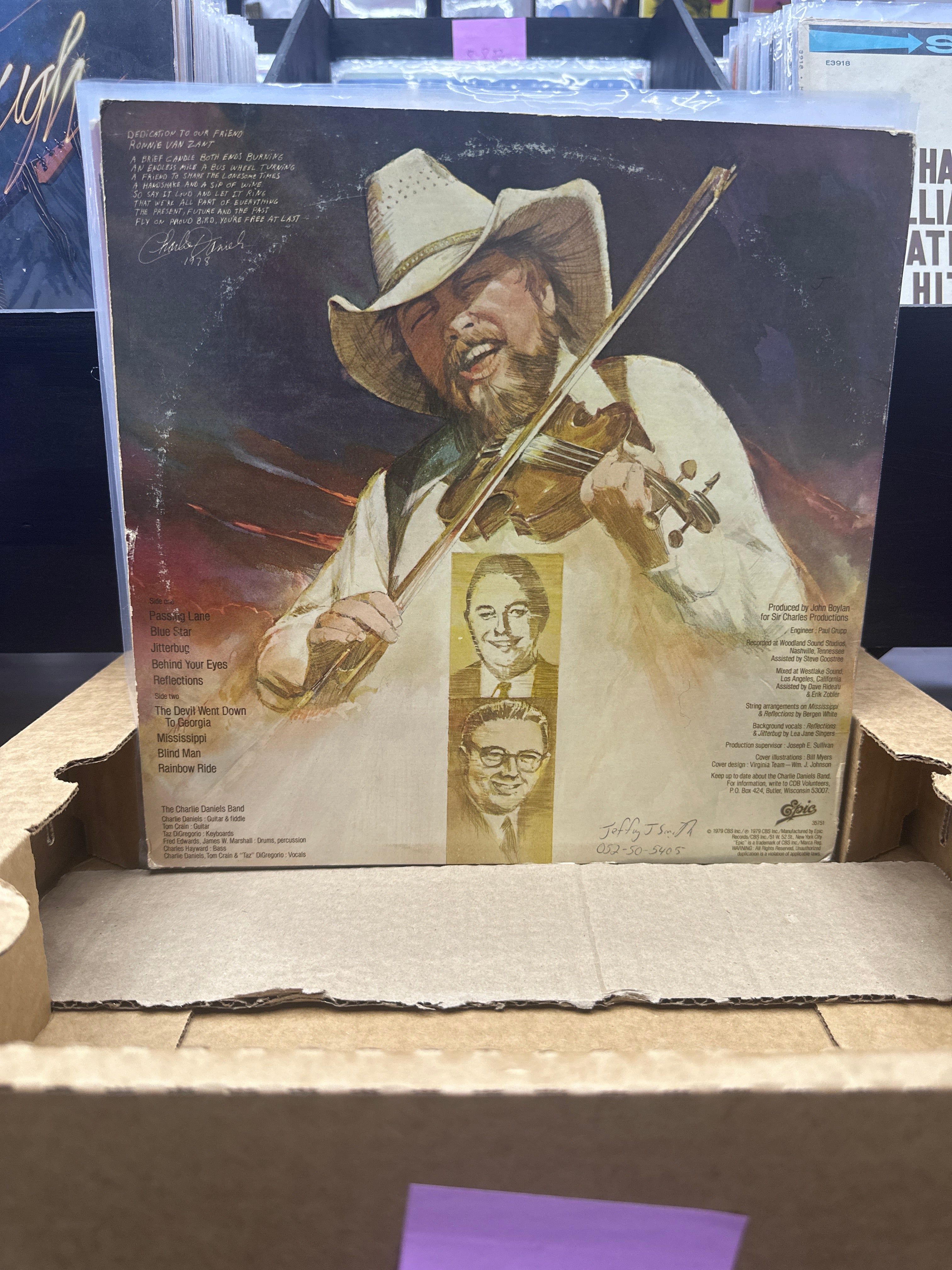 THE CHARLIE DANIELS BAND - MILLION MILE REFLECTIONS