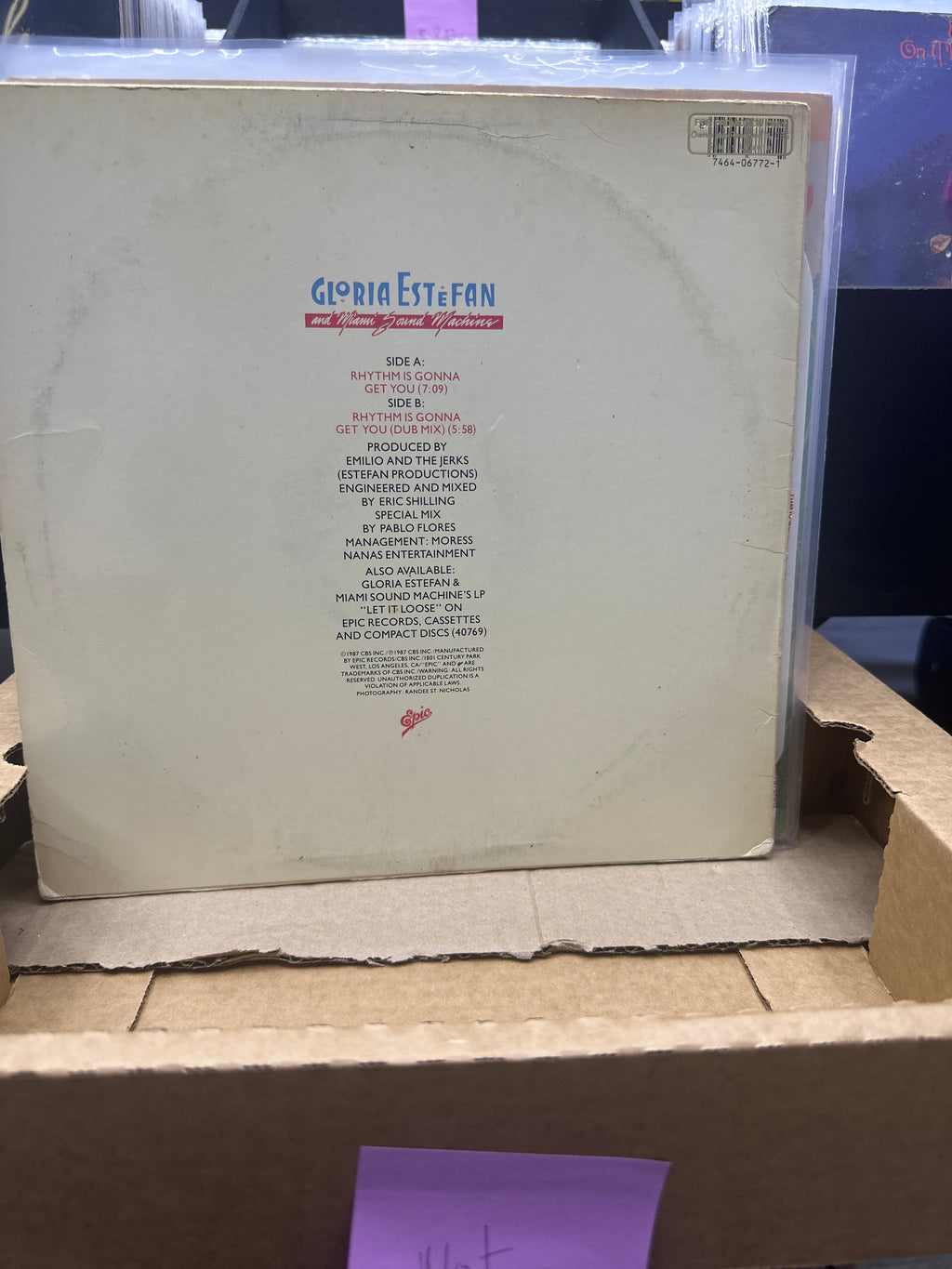 GLORIA ESTEFAN AND MIAMI SOUND MACHINE - RHYTHM IS GONNA GET YOU