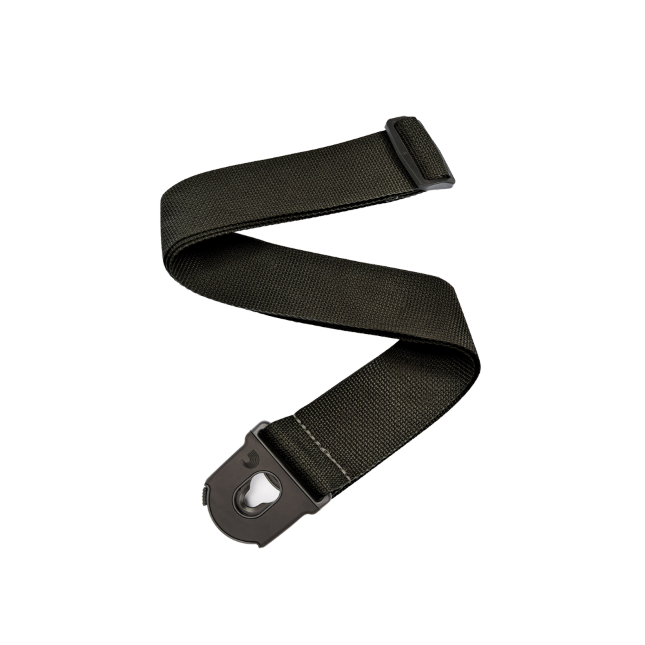 D'Addario Planet Lock Guitar Strap, Polypropylene, Black