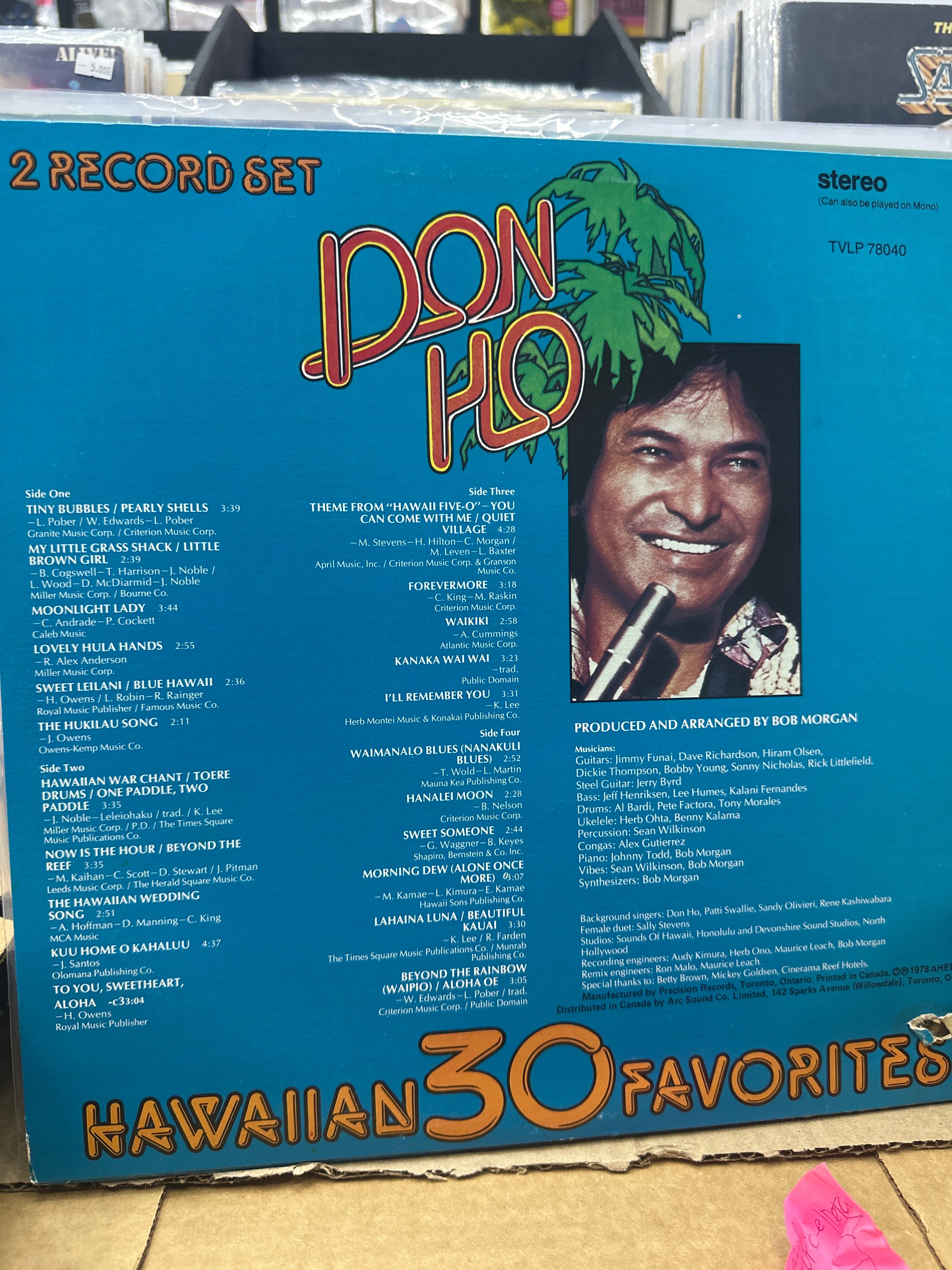 DON HO - 30 HAWAIIAN FAVORITES