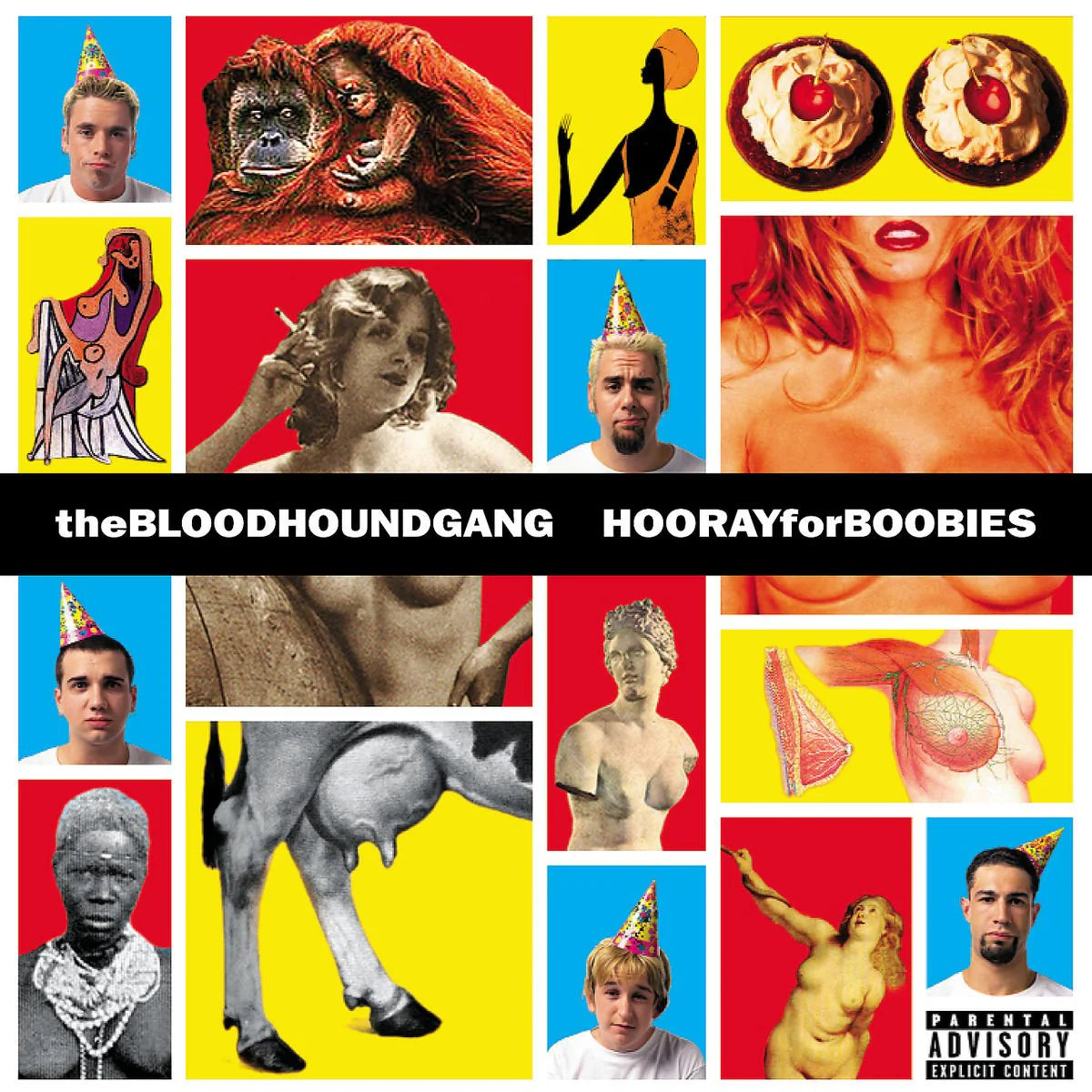 Bloodhound Gang - Hooray For Boobies: 20th Anniversary Edition (Blue/White/Yellow Splatter Colored Vinyl) (2 Lp's)