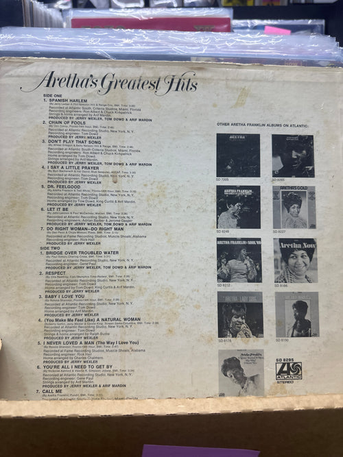 ARETHA FRANKLIN - ARETHA'S GREATEST HITS