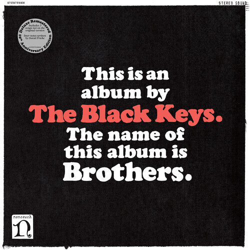 THE BLACK KEYS - BROTHERS: 10TH ANNIVERSARY EDITION (DELUXE EDITION, REMASTERED, GATEFOLD LP JACKET) (2 LP'S)
