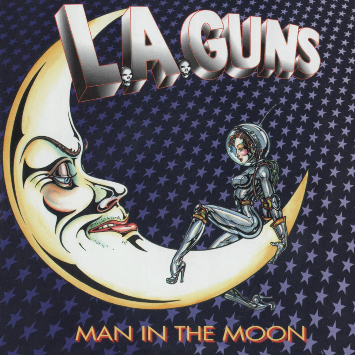 L.A. GUNS - MAN IN THE MOON (25TH ANNIVERSARY EDITION) [METALLIC SILVER VINYL]