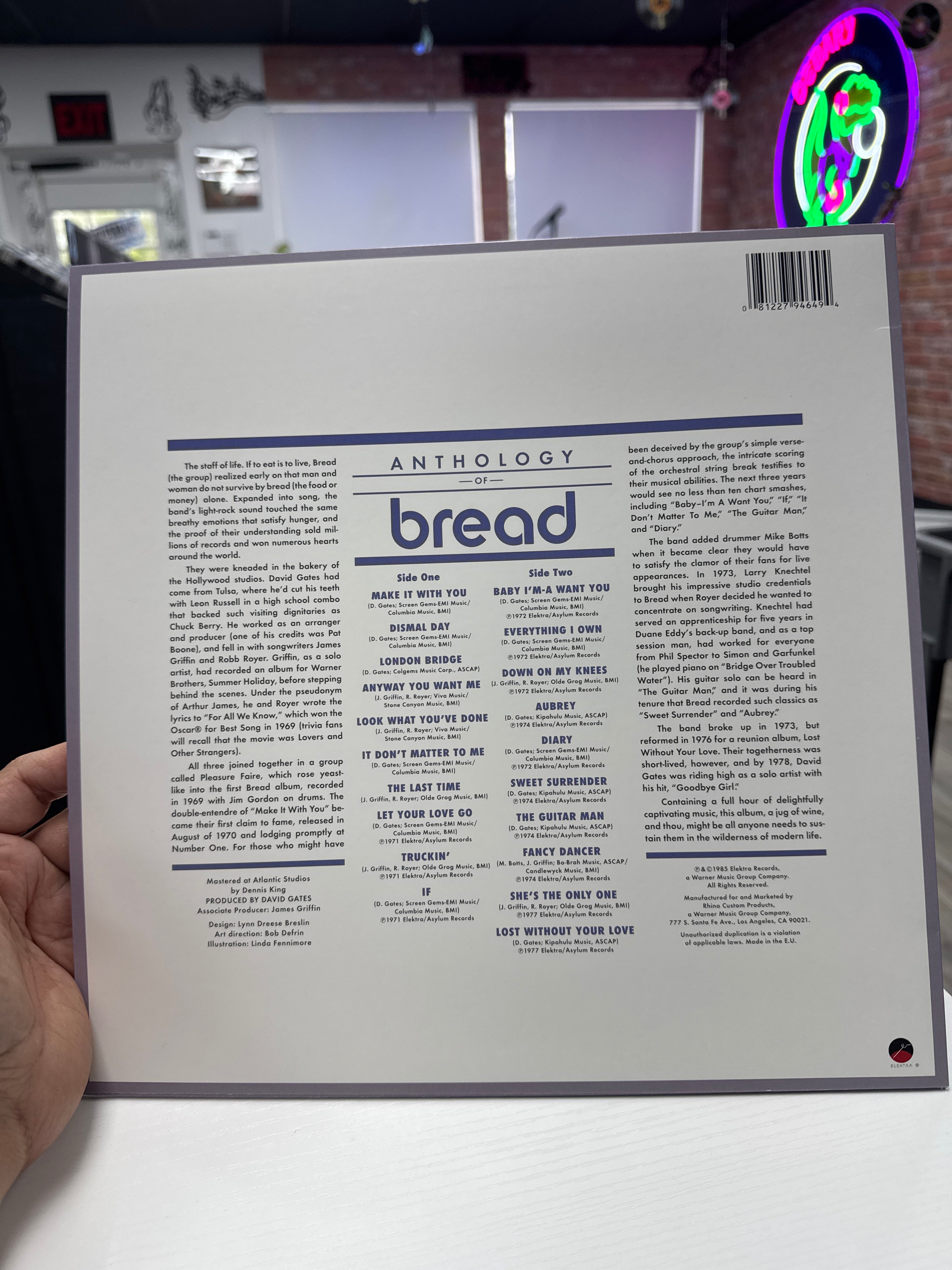 BREAD - ANTHOLOGY OF BREAD