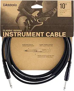 D'Addario Classic Series Instrument Cable, 10 feet
