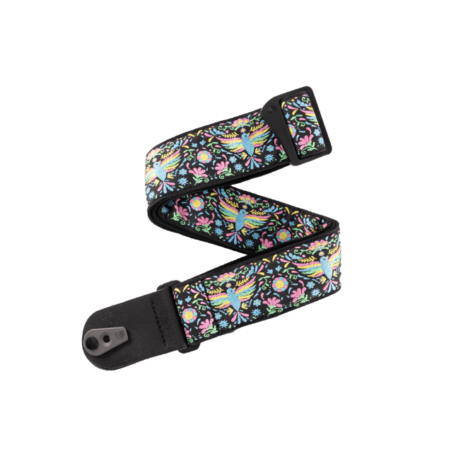 D'Addario Pad Lock Woven Guitar Strap, Phoenix Dream