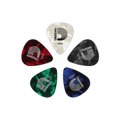D'Addario Assorted Pearl Celluloid Guitar Picks, 10 pack, Medium