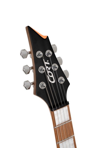 Cort KX600 Infinite Electric Guitar with Bag. Orange Crush Satin