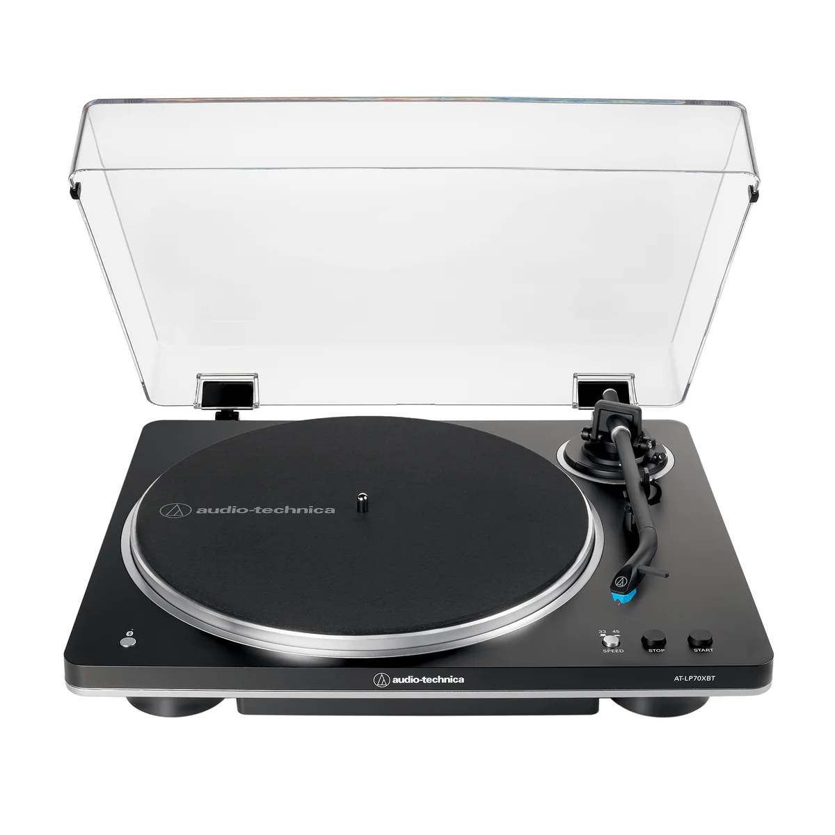 Audio-Technica - AT-LP70XBT-BS - FULLY AUTO WRLS BELT-DRIVE TT,BLK/SILVER