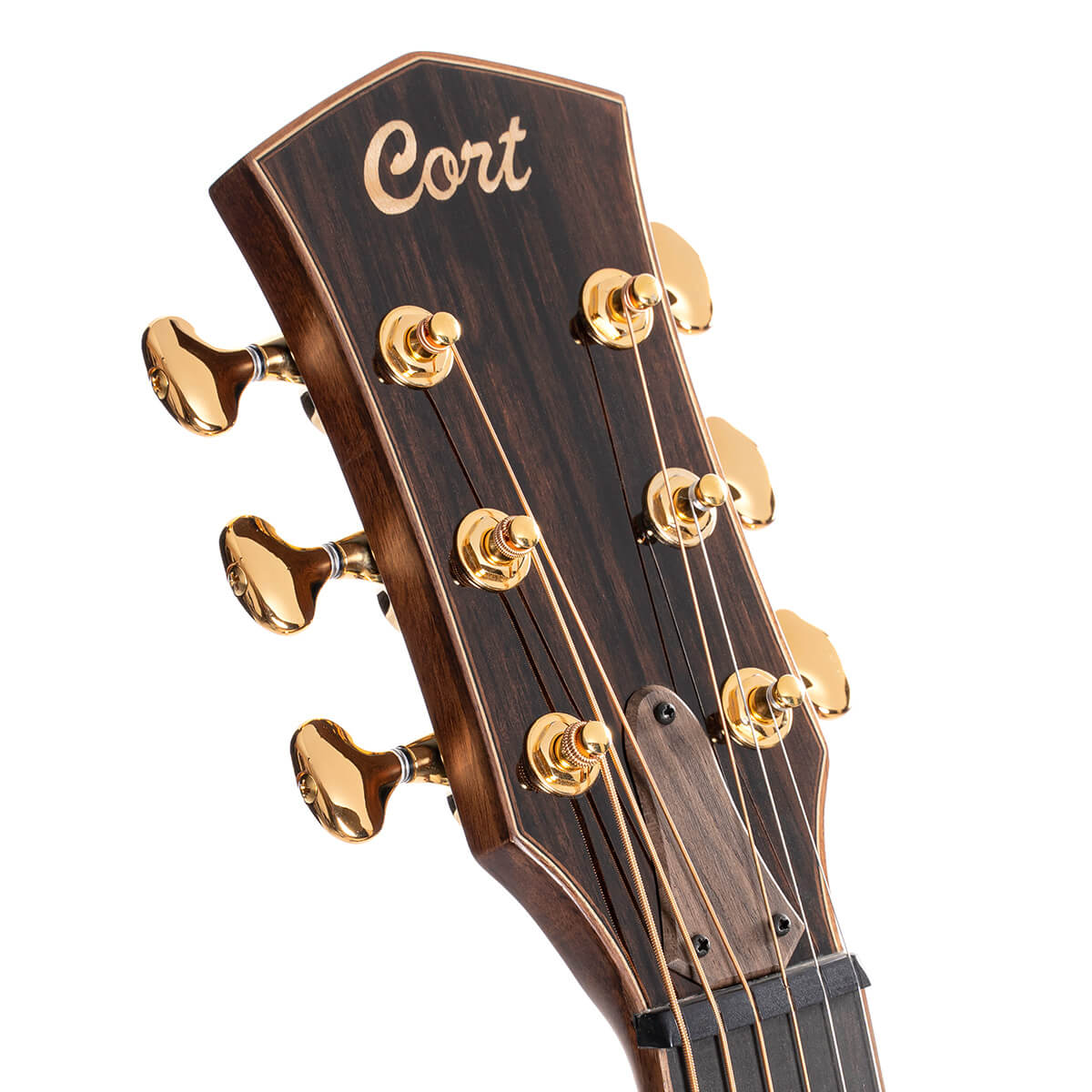 Cort MODERNBLACK Masterpiece Series Modern Black Acoustic-Electric Guitar. Trans Black Gloss