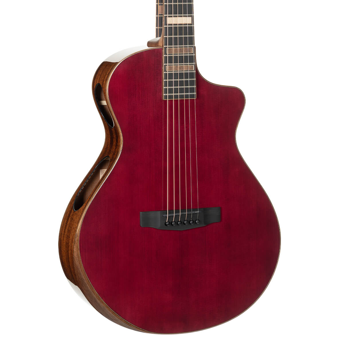 Cort MODERNBURGANDY Masterpiece Series Modern Burgundy Acoustic-Electric Guitar. Burgundy