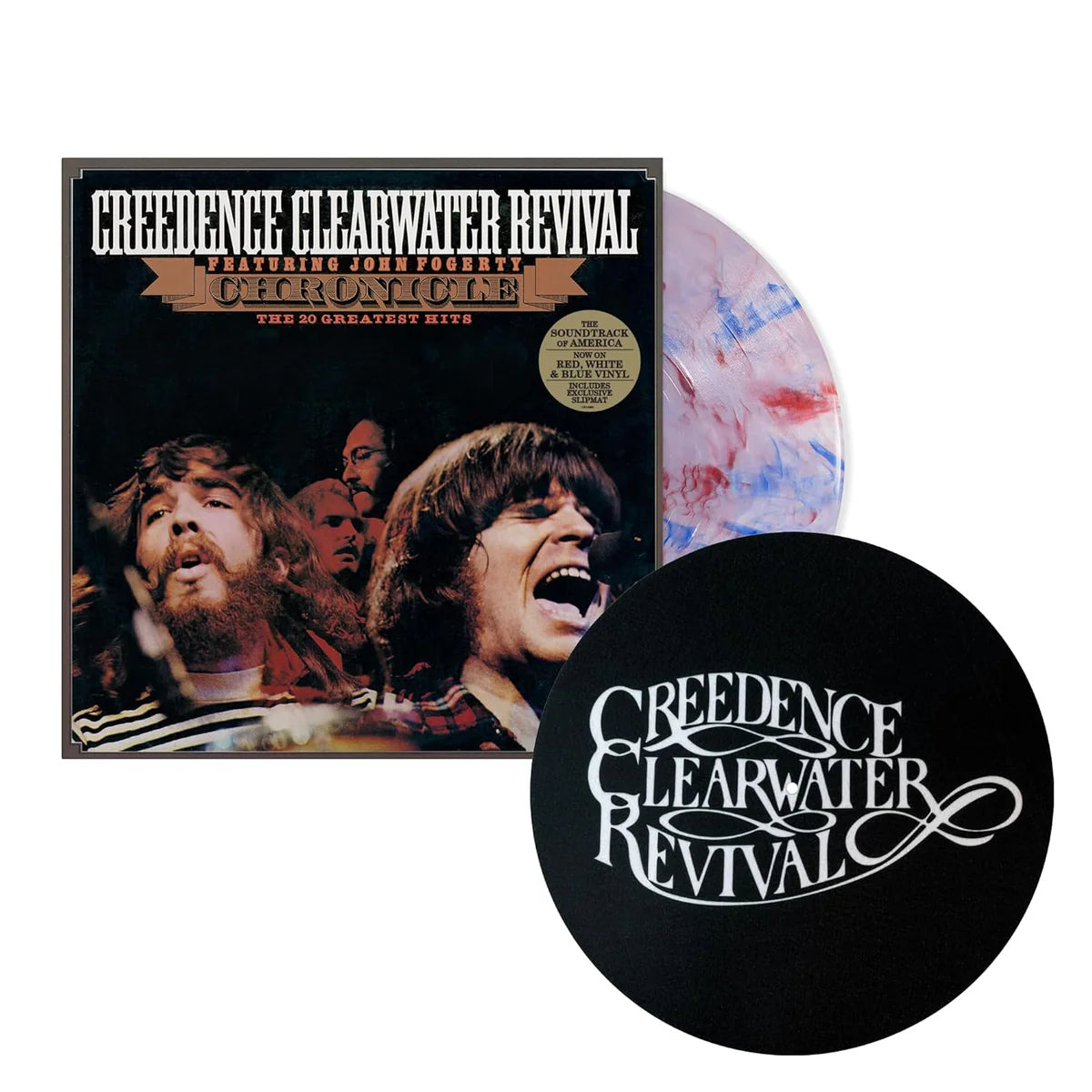 CREEDENCE CLEARWATER REVIVAL - CHRONICLE: THE 20 GREATEST HITS (CELEBRATION EDITION) [AMERICA 2LP /SLIPMAT] 1