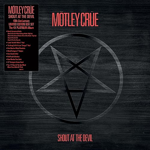 MÖTLEY CRÜE - SHOUT AT THE DEVIL (40TH ANNIVERSARY BOX SET) (COLORED VINYL, ORANGE, YELLOW, RED, WHITE)