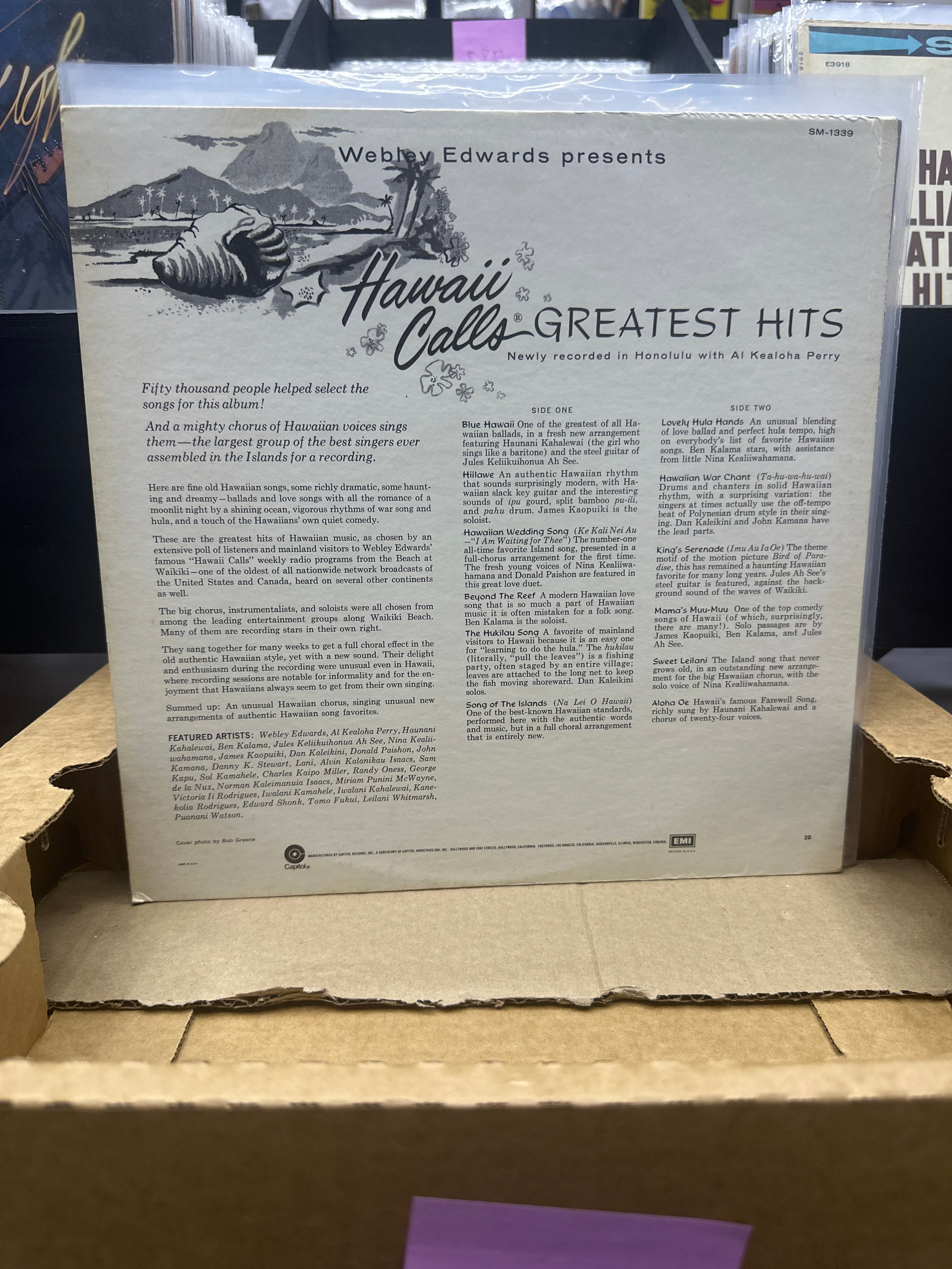AL KEALOHA PERRY PRESENTED BY WEBLEY EDWARDS - HAWAII CALLS: GREATEST HITS