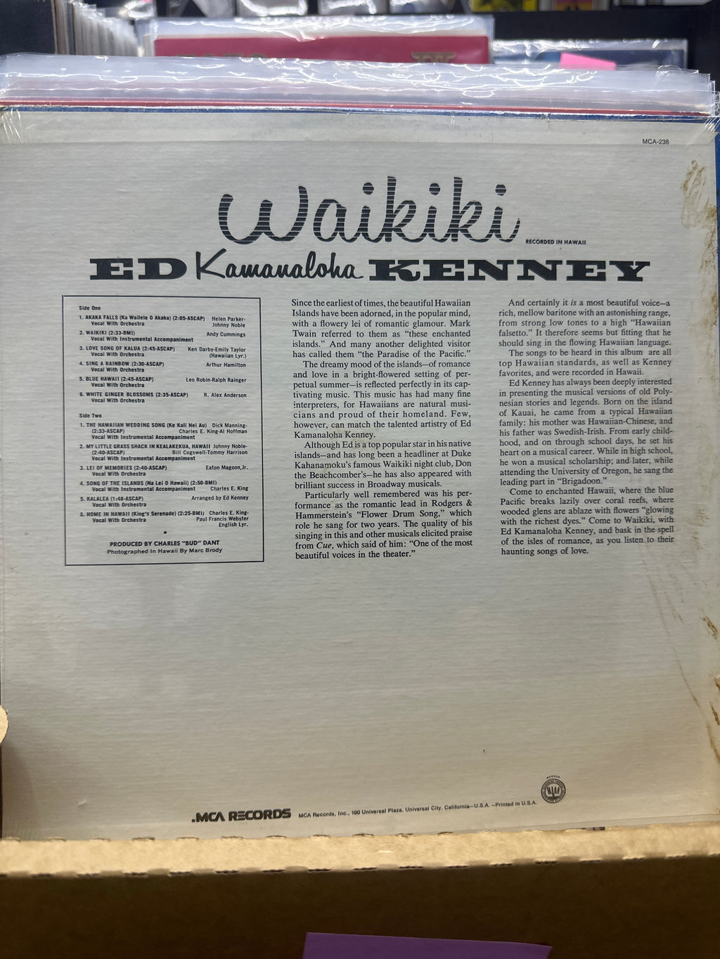 ED KAMANALOHA KENNEY - WAIKIKI