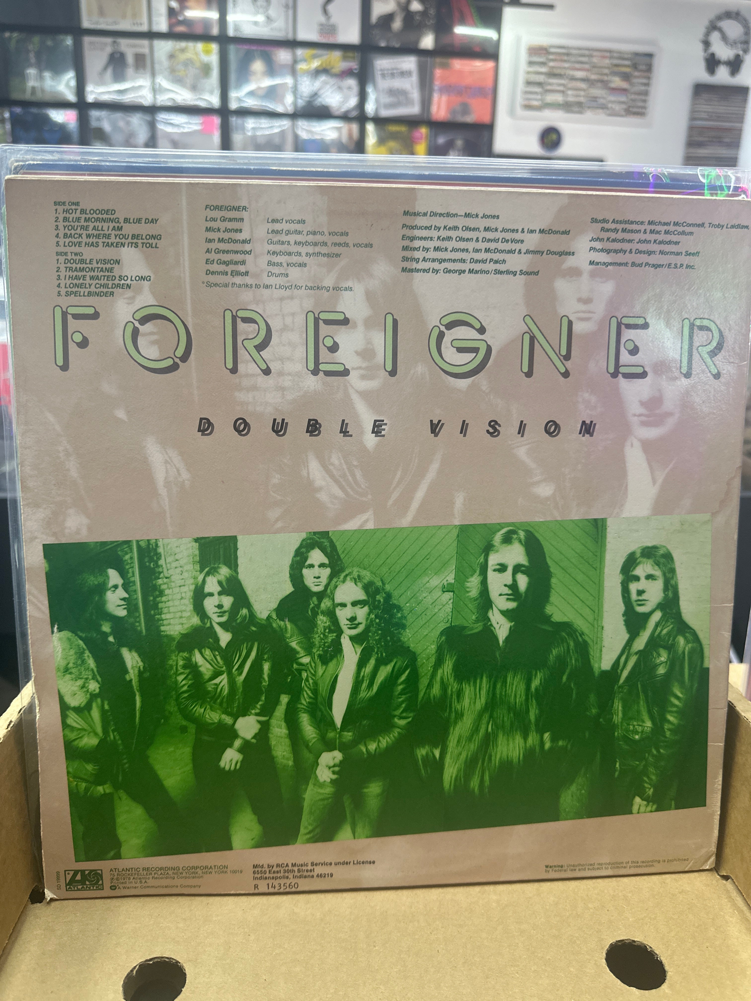 FOREIGNER - DOUBLE VISION