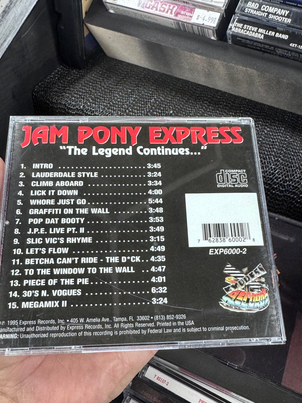 JAM PONY EXPRESS - THE LEGEND CONTINUES CD  PONY EXPRESS THE LEGEND CONTINUES