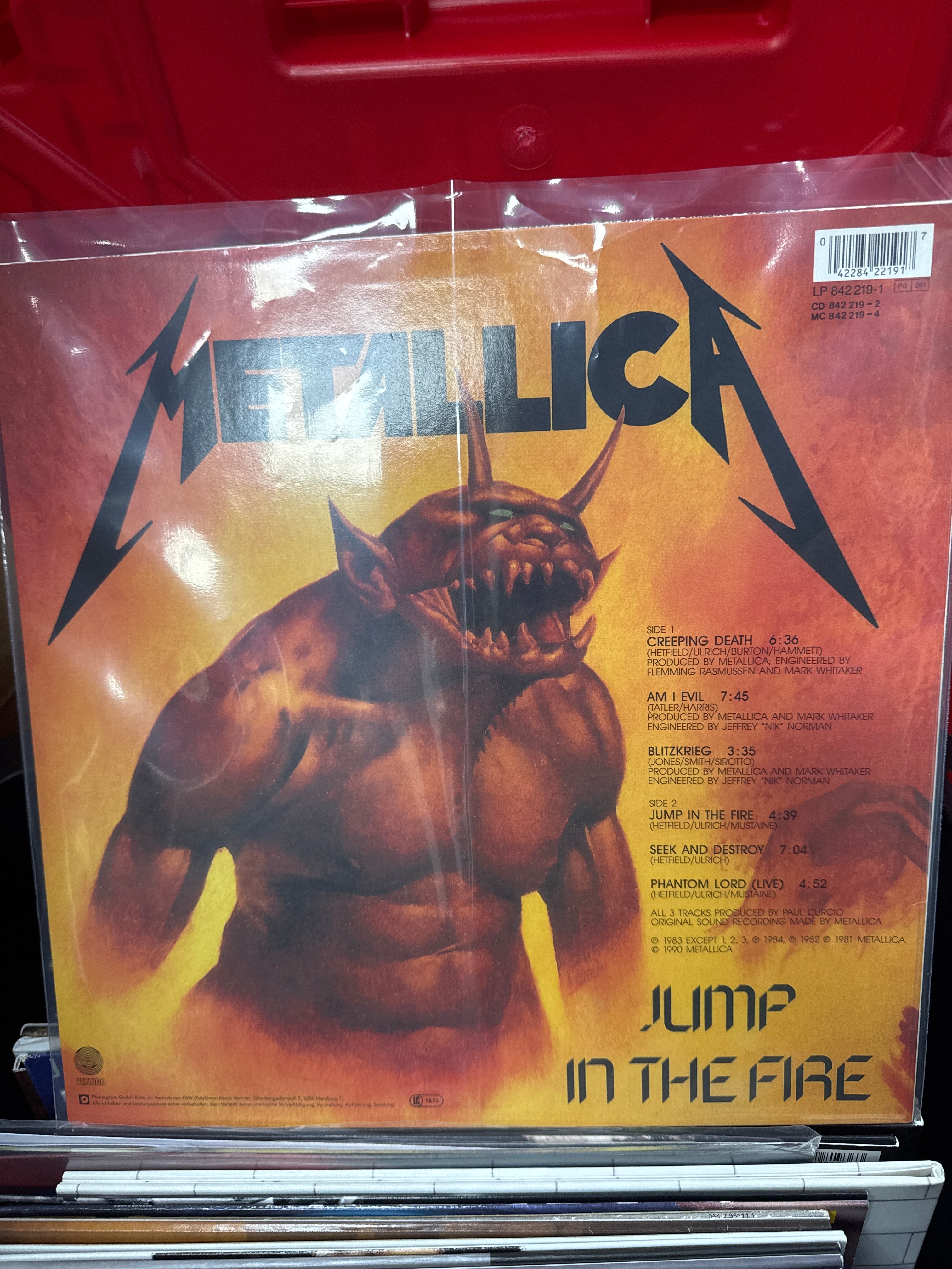 METALLICA - CREEPING DEATH/JUMP IN THE FIRE