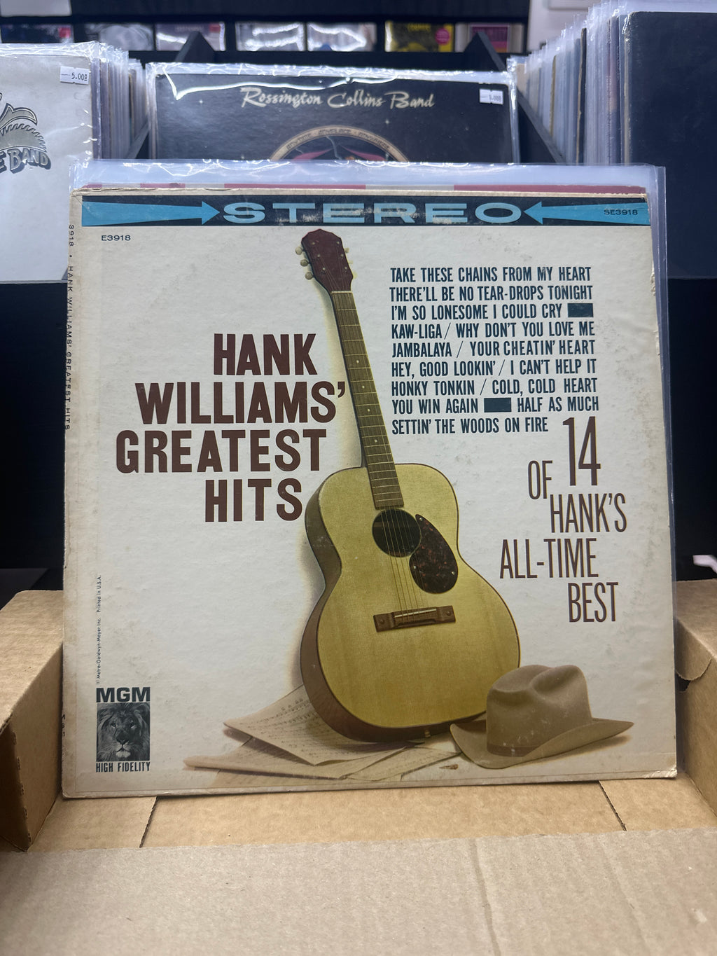 HANK WILLIAMS - HANK WILLIAMS' GREATEST HITS (OF 14 HANK'S ALL-TIME BEST)