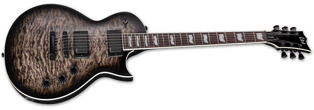 ESP LTD EC-400QM See Thru Black Sunburst