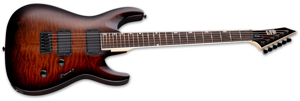 ESP LTD MH-200HT QM DARK BROWN