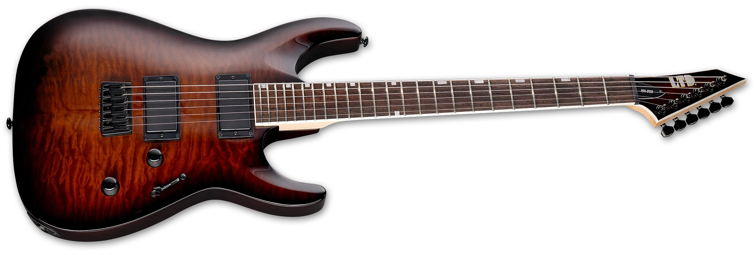 ESP LTD MH-200HT QM DARK BROWN
