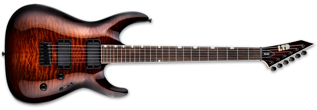 ESP LTD MH-200HT QM DARK BROWN