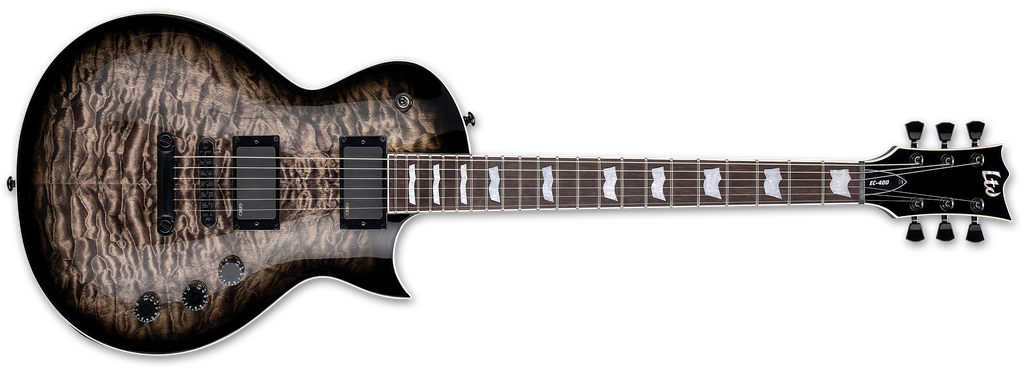 ESP LTD EC-400QM See Thru Black Sunburst